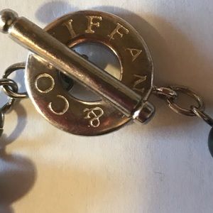 Tiffany & co black onyx necklace